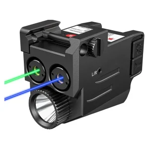 CVLIFE Dual Laser Beam Flashlight Combo