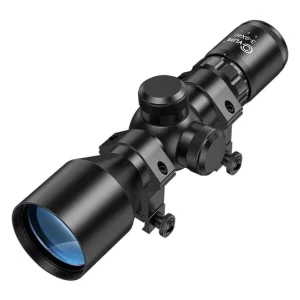CVLIFE FoxSpook 3-9x40 Compact Rifle Scope Crosshair Reticle with Free Mounts